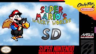 Super Mario's Wacky Worlds SD (SNES) - Full Hack Gameplay