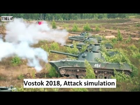 Vostok 2018, Attack simulation