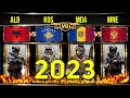 Albania VS Kosovo VS Montenegro VS Moldova Military Power Comparison 2023 🇦🇱vs🇽🇰vs🇲🇪vs🇲🇩