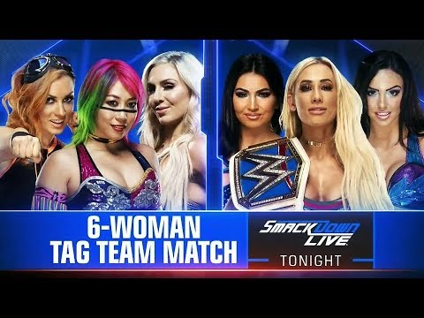 Charlotte, Lynch & Asuka Vs. Carmella, Peyton Royce & Billie Kay | WWE SmackDown Live | May 01, 2018