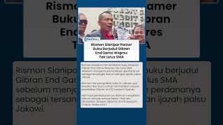 Rismon Sianipar Pamer Buku Berjudul Gibran End Game Wapres Tak Lulus SMA