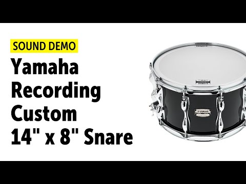 Yamaha (New) Recording 14" x 8" Snare - Sound Demo