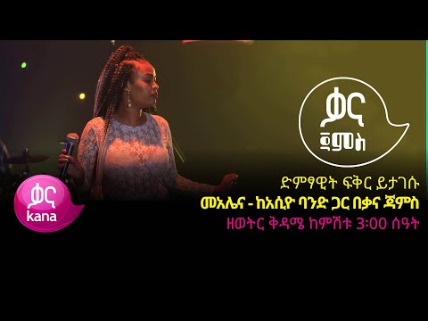 ፍቅር ይታገሱ - መአሌና - Fikir Yitagesu - Malina- Ethiopian Music 2022(Live Performance)