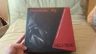 Video thumbnail for NEW! Pioneer HDJ-1500K - Black version unboxing by Hi-Fi Insider