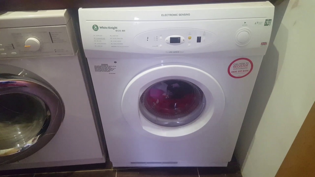 Review of the White Knight ECO 86A Gas Tumble Dryer
