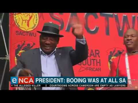 President Booing was at all South Africans