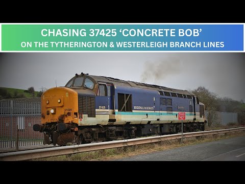 CLASS 37425 'CONCRETE BOB' ON THE TYTHERINGTON & WESTERLEIGH BRANCHES 28/12/25