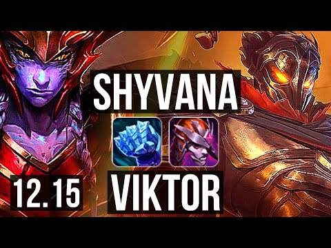 SHYVANA vs VIKTOR (MID) | 7/0/6, 1400+ games, 1.8M mastery, Godlike | NA Diamond | 12.15