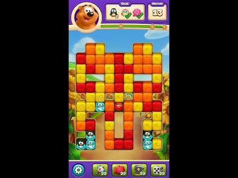 Toon Blast Level 7836 - NO BOOSTERS 🐻🐺🐱 | SKILLGAMING ✔️