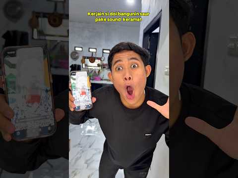 Bangunin saur pake sound keramat #shorts #minivlog #comedy #sidoii