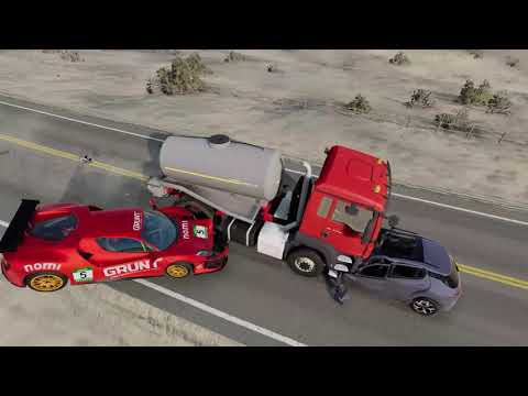 Car Crashes Marathon 2024 #03 - BeamNG Drive | Hyper Wings