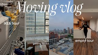 MOVING VLOG Ep2 | Empty Apartment Tour, IKEA Haul, Shopping & Unpacking Day!