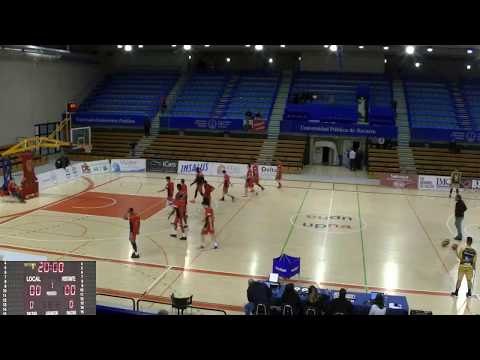 Básket Navarra 64 - 86 Xuven Cambados. LEB Plata 17/18. J22