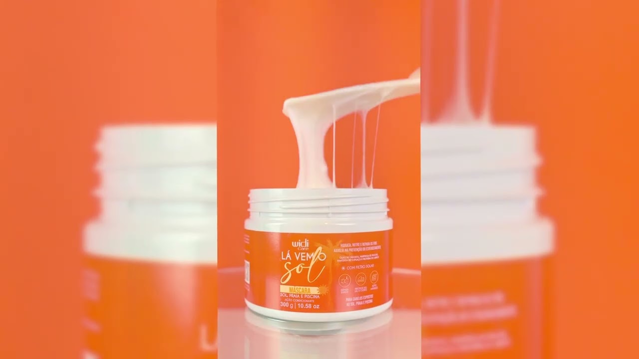Máscara Widi Care Lá Vem o Sol 300g Nutrição e Proteção Solar