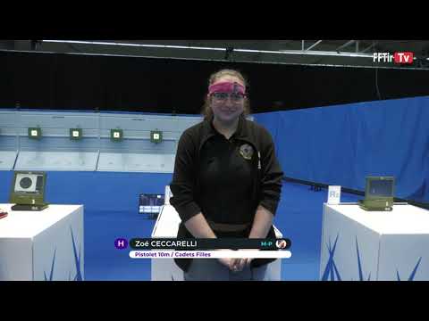 10m Pistol Final - Cadet Girls - French Championships 10/18m 2022