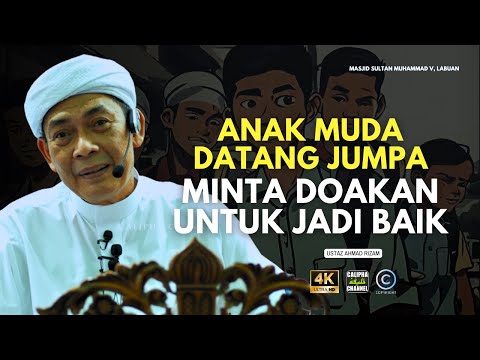 Ustaz Ahmad Rizam - Ramai Anak Muda Datang Minta Doa Nak Jadi Baik
