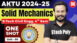 Introduction to Solid Mechanics | Lecture-06 | AKTU | Civil Engineering
