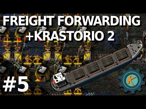 Factorio Freight Forwarding K2 20x #5 — Smelting Arrays, Inserters, REAL Automation!