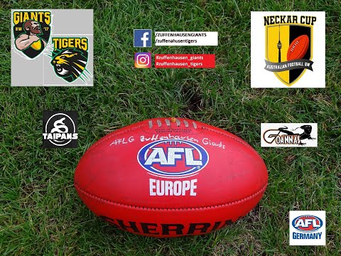 AFL in Germany - 2020 Neckar Cup - GRAND FINAL - Goannas VS Taipans