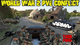ARMA REFORGER WORLD WAR 2 CONFLICT PVE (Nazi Ai Is INSANE!)