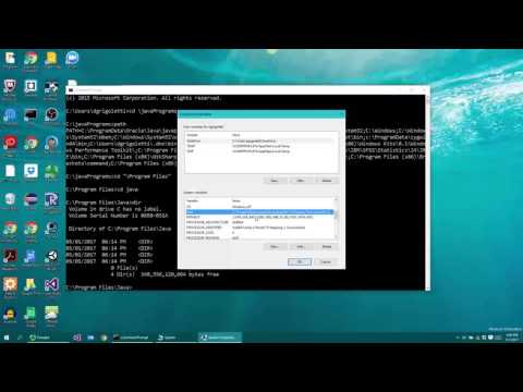 Java Set Path Environment Variable Compile Hello World