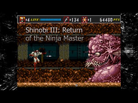 The Bosses of Shinobi 3: Return of the Master Ninja (Sega Genesis) (Perfect / No Damage Run)