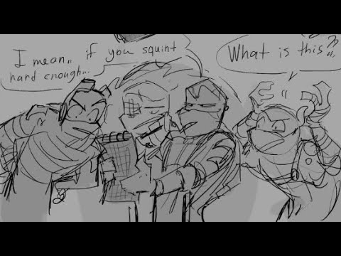 Casey's Drawings of the Turtles | Cass Apocalypse AU | Episode 20 | Rottmnt Comic Dub #saverottmnt