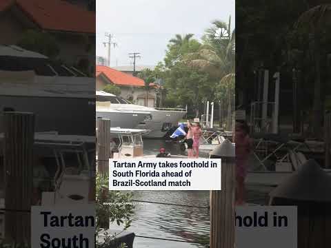 Tartan Army arrives in South Florida