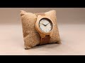 Video: Reloj de madera Bambú Vintage - Unisex