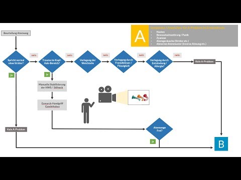 The ABCDE scheme in emergency services - A-problem algorithm