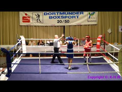 Boxsport * Dortmunder BS 20/50 * F. Emre Ali (Mülheim Dü) vs A. Sezgin (PSV Bochum) 11.10.14 * 11. K