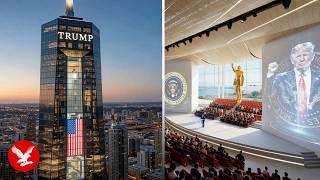 Donald Trump reveals plans for presidential library, including giant gold statue of himself 