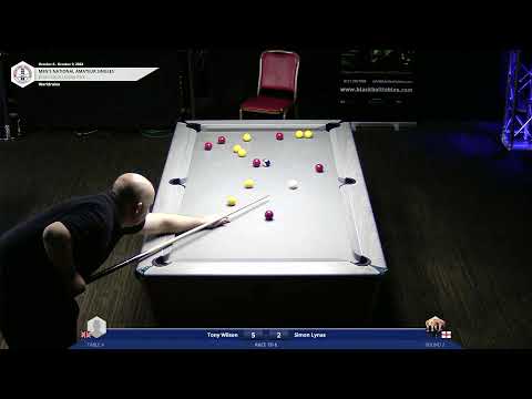 2022 Men's National Amateur Singles - Tony Wilson v Simon Lynas