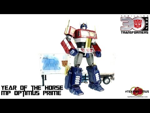 Video Review of the Transformers Year of the Horse Optimus Prime
