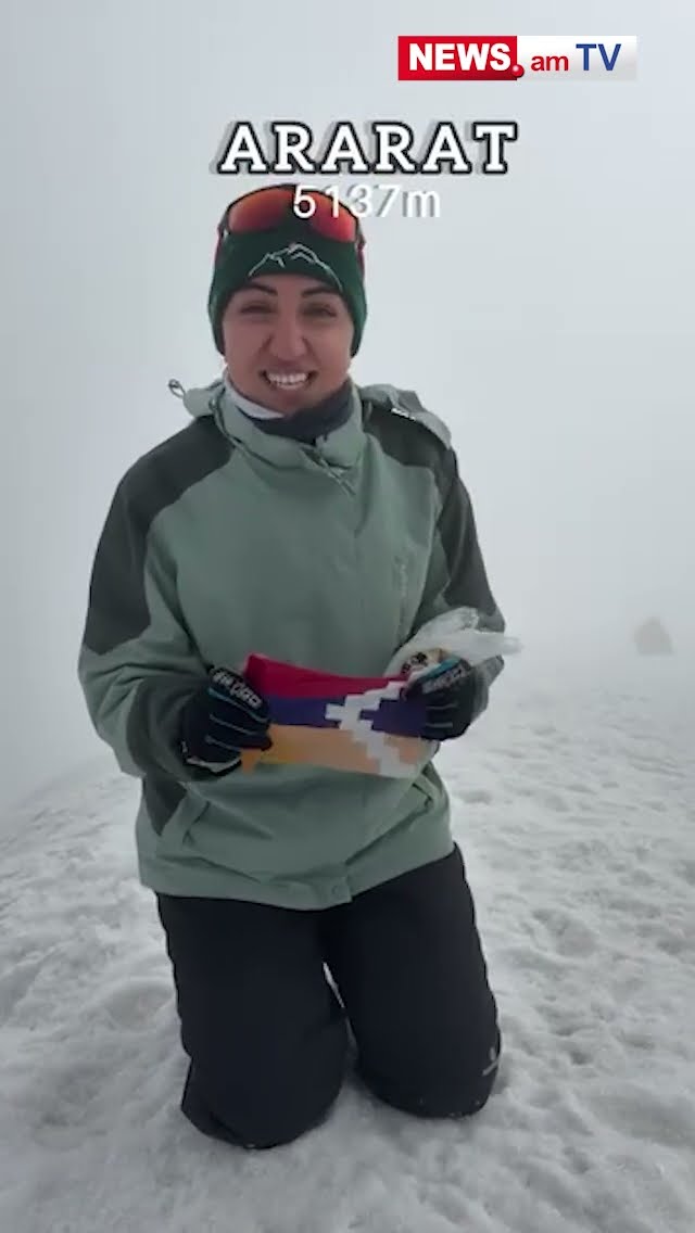 Արցախի դրոշը՝ Արարատի գագաթին