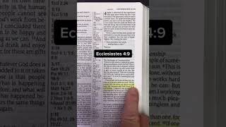 Ecclesiastes 4:9 Two people are better than one. Encouragement