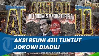 Tuntut Adili Jokowi & Tangkap Fufufafa! Ribuan Massa Gelar Aksi Reuni Akbar 411 di Kawasan Istana