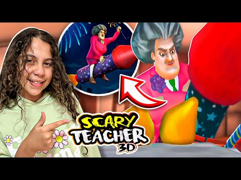 A PROFESSORA VOOU EM UM FOGUETE ! - Scary Teacher Special 2023