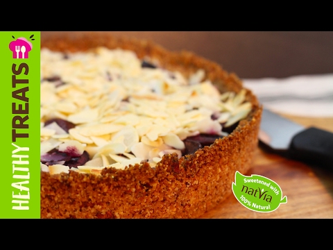 Vegan Cherry Pie - Sugar Free Dark Crunch Pie by Natvia