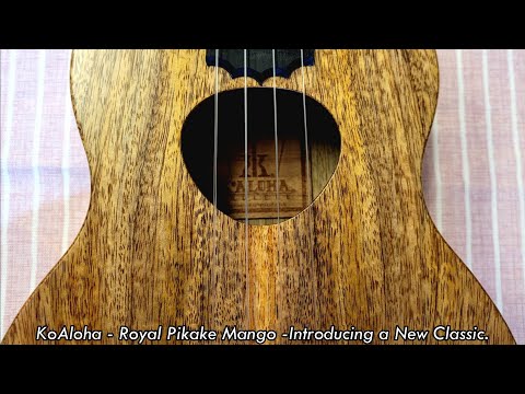 A New Hawaiian Classic! - KoAloha Royal Pikake Mango Ukuleles