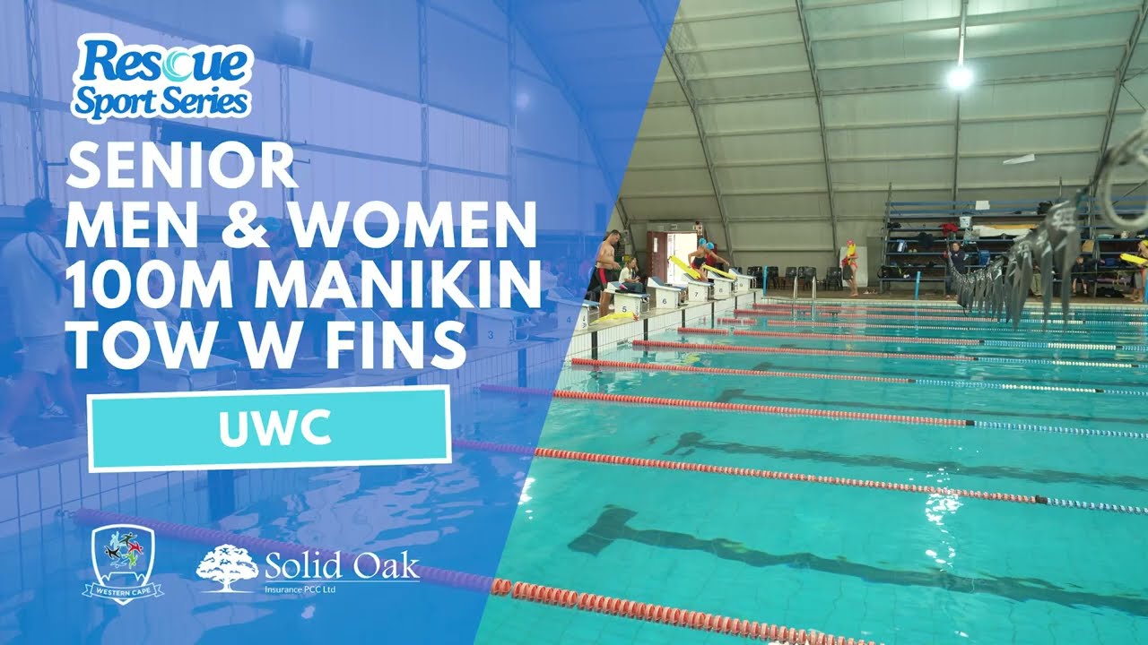 Senior Men & Women 100M Manikin Tow with Fins | Lifesaving Rescue Sport Series | Full Commentary