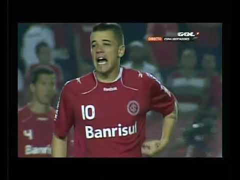 JOGO COMPLETO - Internacional 2x0 Banfield Oitavas Libertadores 2010 - Espanhol