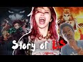THE STORY OF THE ANIME QUEEN LISA Reaction