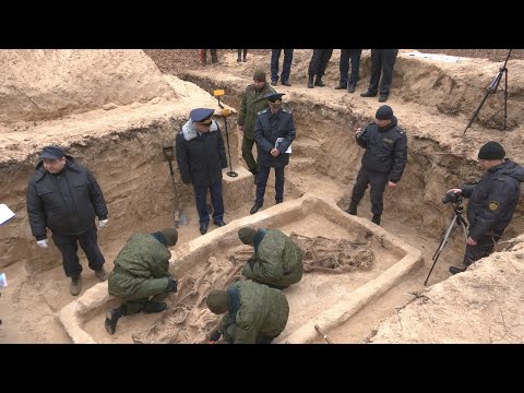 Генпракурор Беларусі Андрэй Швед наведаў месцы масавага расстрэлу мірных жыхароў у Гомельскім раёне видео