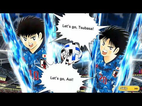 (CAPTAIN TSUBASA DREAM TEAM) Gacha DC IGAWA Step 1-3 And GENZO GREEN Step 1-4 Than MIXER