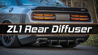 ZL1 Addons Challenger Rear Diffuser