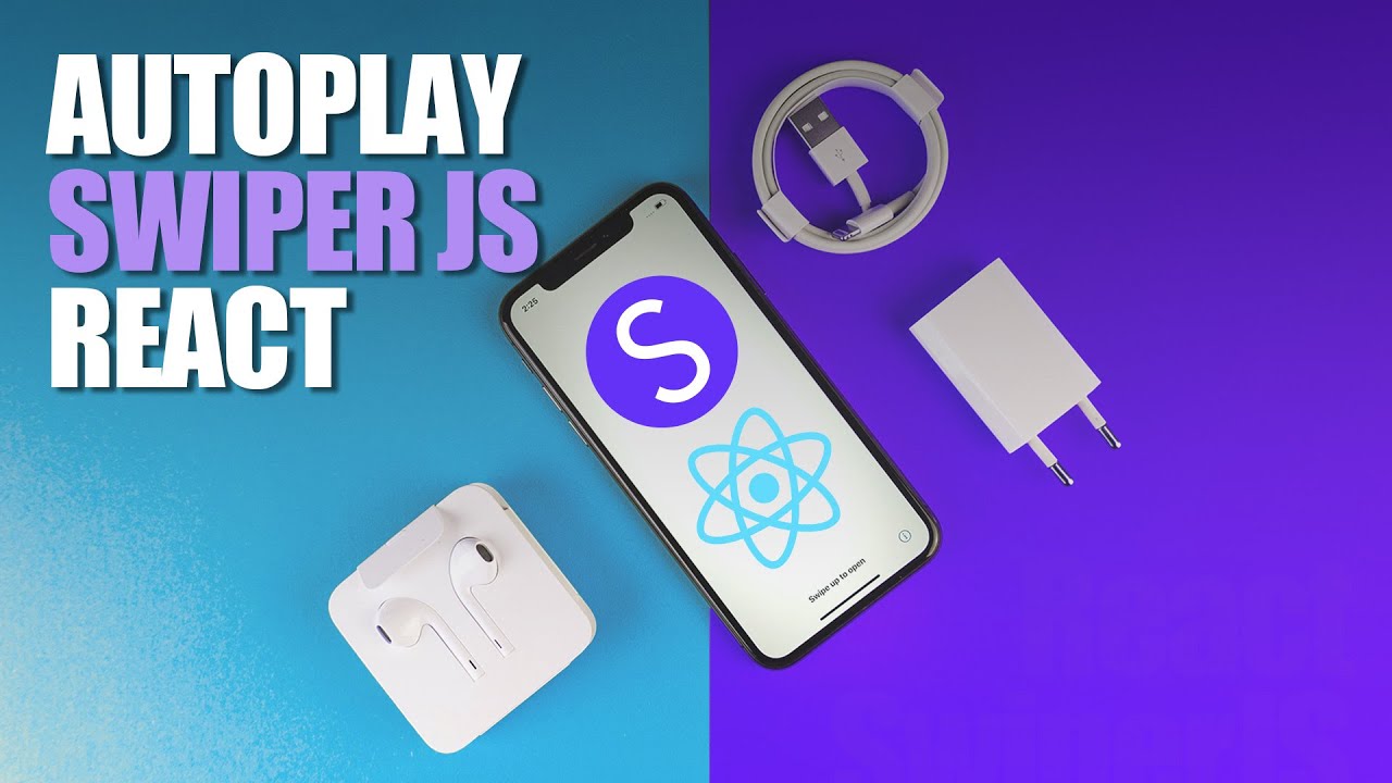 How to Enable Autoplay for SwiperJS React | JavaScript Carousel Swiper Tutorial