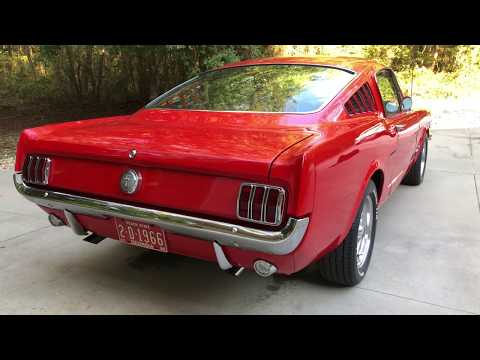 Classic car 1966 Ford Mustang Fastback . Southern Hot Rods FOR SALE. #ford #fordmustang #gt