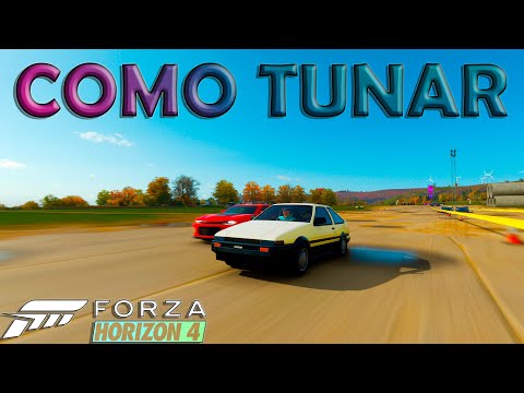 COMO TUNAR CARROS PARA ARRANCADA!! FORZA HORIZON 4