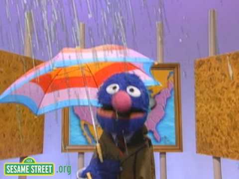 Sesame Street Weather Report - Grover Reports the Weather